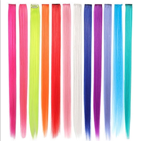 Beautiful Fun 12 Color Clip In Hair Extension - Picture 4 of 5